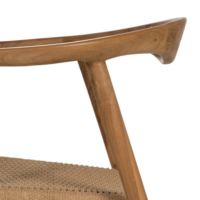 Natural Wood Chair 65 X 57 X 76 Cm