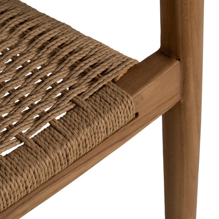 Natural Wood Chair 65 X 57 X 76 Cm