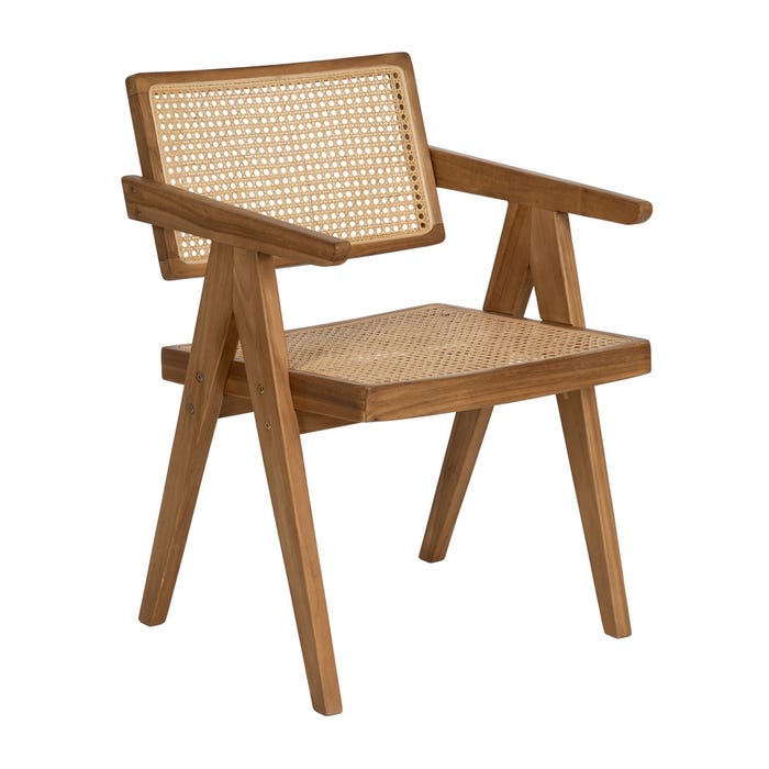 Silla Natural Madera 56 X 59 X 76 Cm