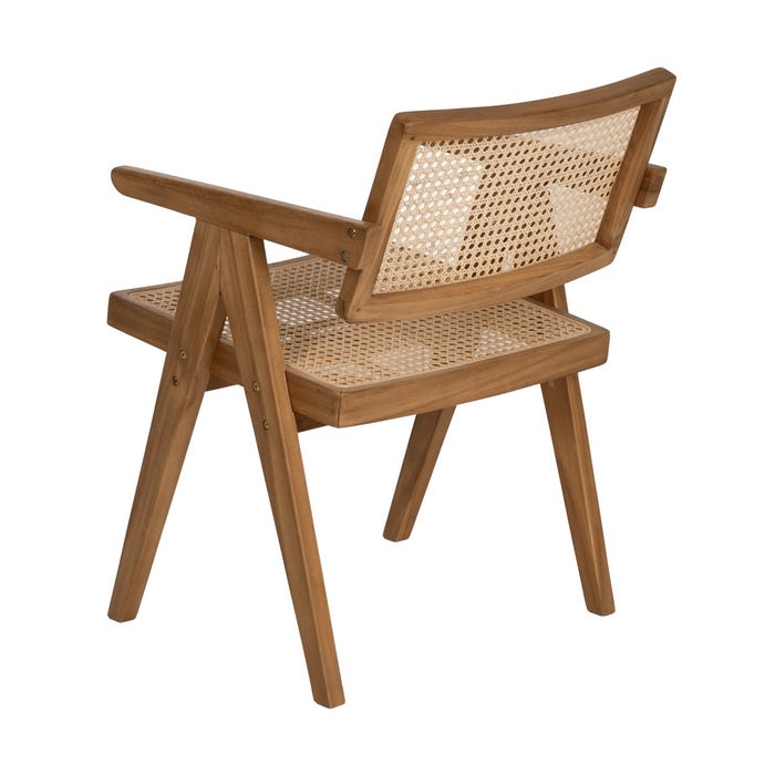 Natural Wood Chair 56 X 59 X 76 Cm