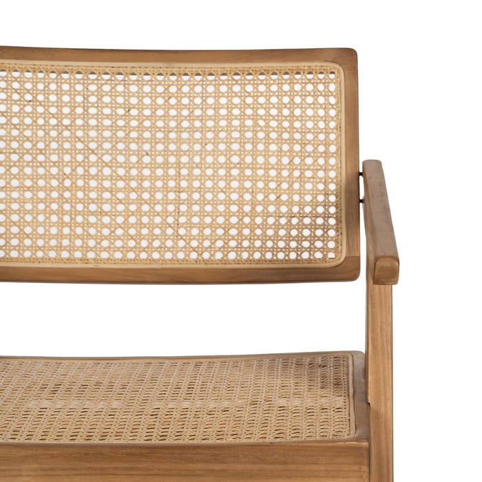 Natural Wood Chair 56 X 59 X 76 Cm