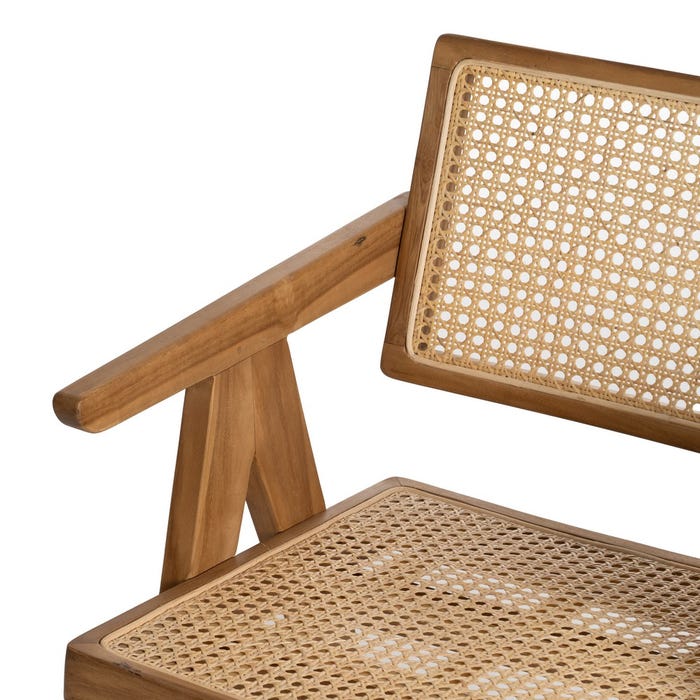 Natural Wood Chair 56 X 59 X 76 Cm