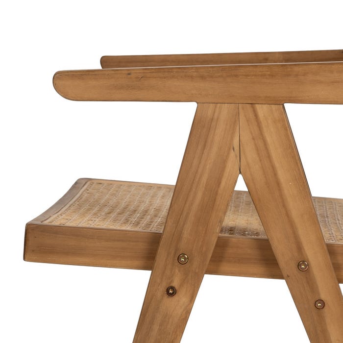 Natural Wood Chair 56 X 59 X 76 Cm