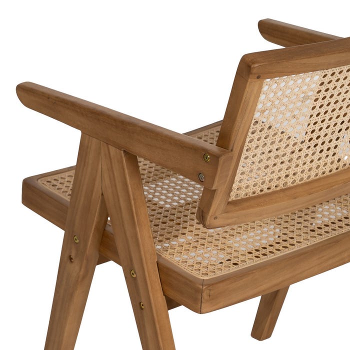Natural Wood Chair 56 X 59 X 76 Cm