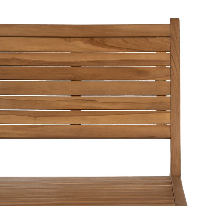 Natural Wood Armchair 60 X 93 X 63 Cm