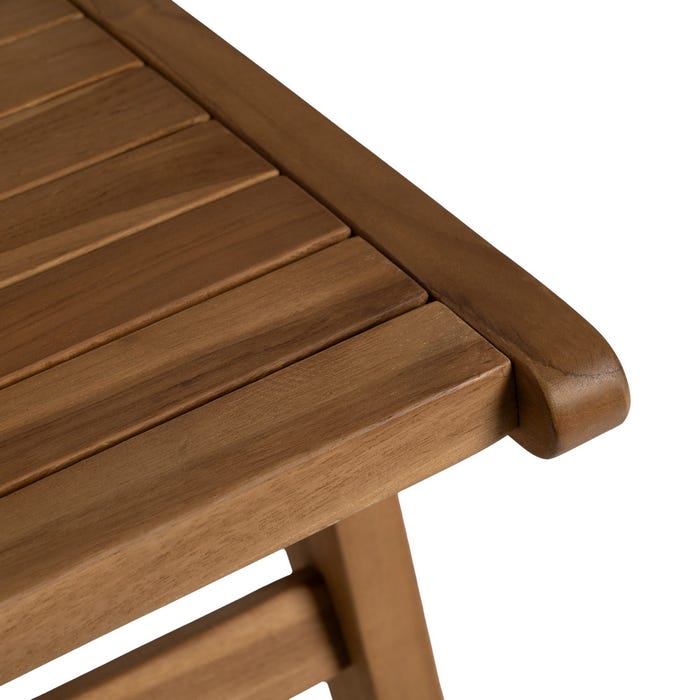 Natural Wood Armchair 60 X 93 X 63 Cm