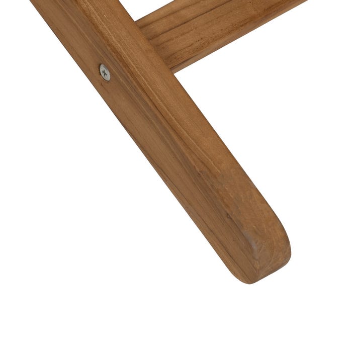 Natural Wood Armchair 60 X 93 X 63 Cm
