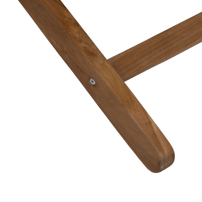 Natural Wood Armchair 60 X 93 X 64 Cm