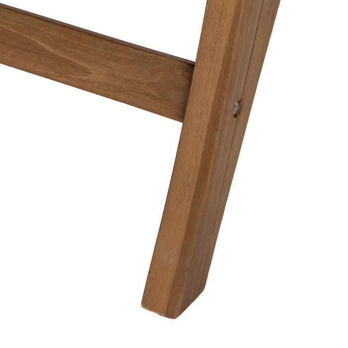 Natural Wood Armchair 60 X 93 X 64 Cm