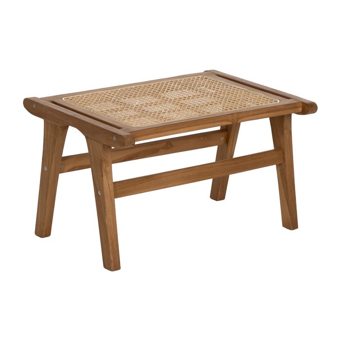 Reposapiés Natural Madera 60,50 X 45 X 35,50 Cm