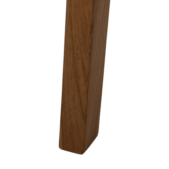 Natural Wood Footrest 60.50 X 45 X 35.50 Cm