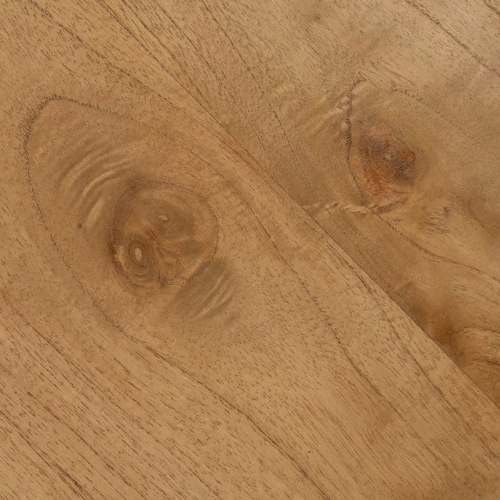Natural Mindi Wood Coffee Table Living Room 80 X 80 X 50 Cm
