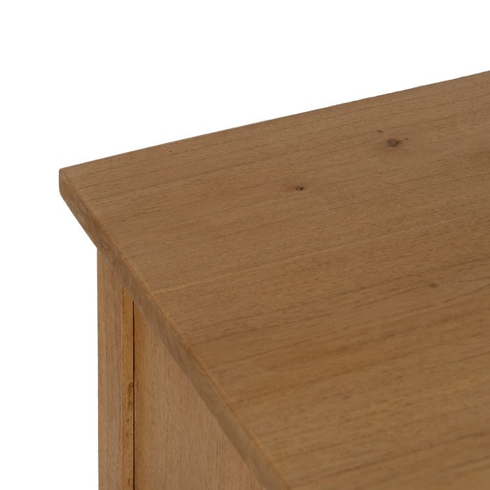 Natural Mindi Wood Sideboard Living Room 180 X 48 X 60 Cm
