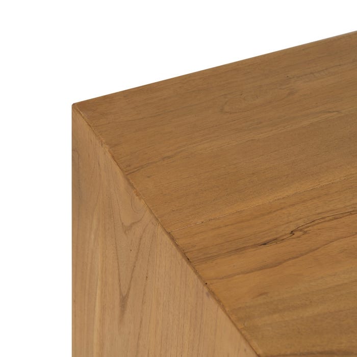Mueble Tv Natural Madera Mindi Salón 120 X 40 X 45 Cm