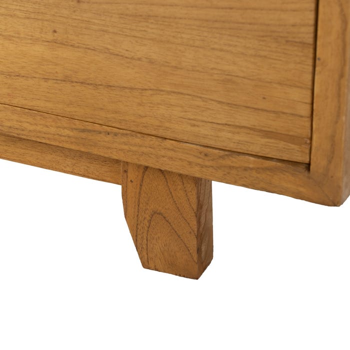 Mueble Tv Natural Madera Mindi Salón 120 X 40 X 45 Cm