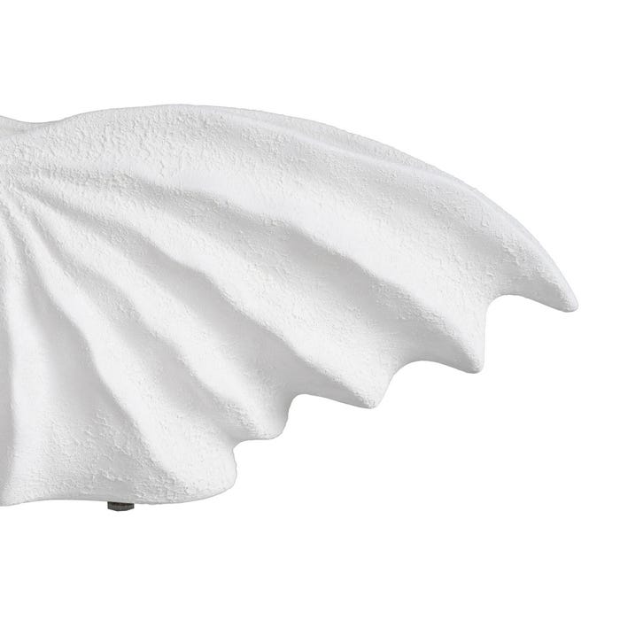 Jarrón Blanco Barro Decoración 38 X 14 X 23 Cm