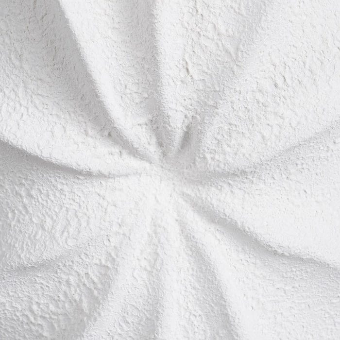 Jarrón Blanco Barro Decoración 24 X 14 X 45 Cm