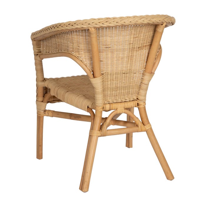 Natural Rattan Living Room Chair 60 X 58 X 80 Cm