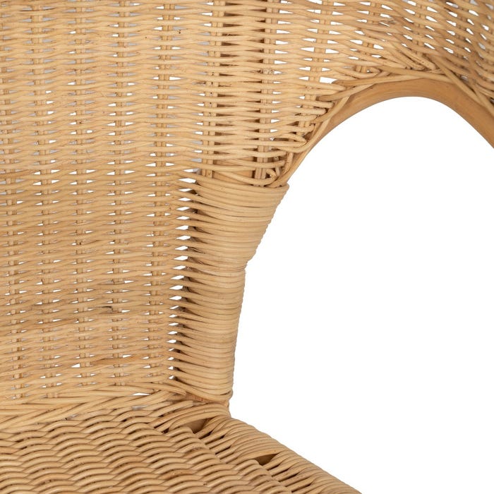 Natural Rattan Living Room Chair 60 X 58 X 80 Cm