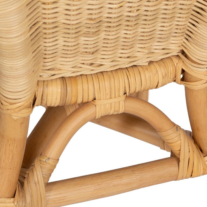 Natural Rattan Living Room Chair 60 X 58 X 80 Cm