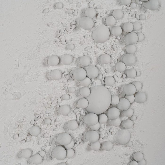 Cuadro Abstracto Blanco Ps - Lienzo 90 X 120 Cm
