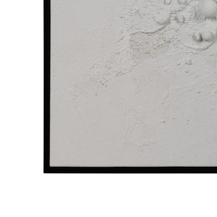 Cuadro Abstracto Blanco Ps - Lienzo 90 X 120 Cm
