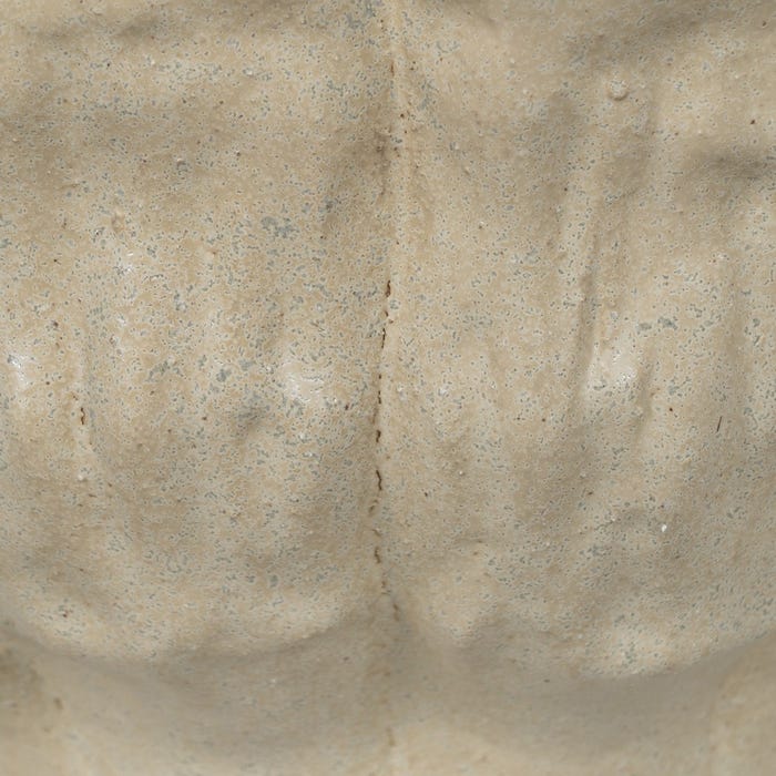 Decoração de centro de mesa de cerâmica verde 42 x 42 x 19 cm
