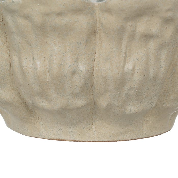 Decoração de centro de mesa de cerâmica verde 42 x 42 x 19 cm