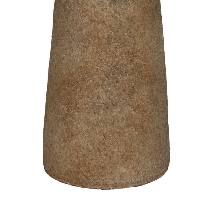 Jarrón Beige Cerámica Decoración 14,30 X 14,30 X 50 Cm