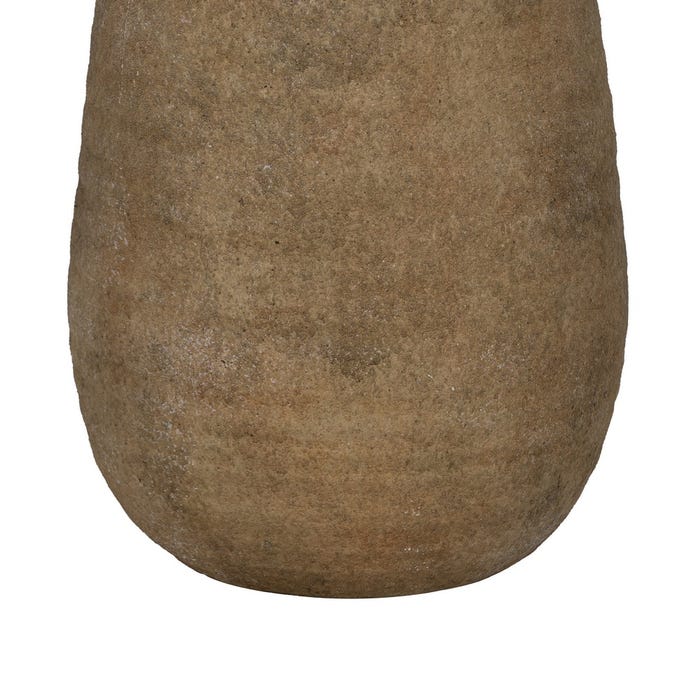Jarrón Beige Cerámica Decoración 26,50 X 26,50 X 68 Cm