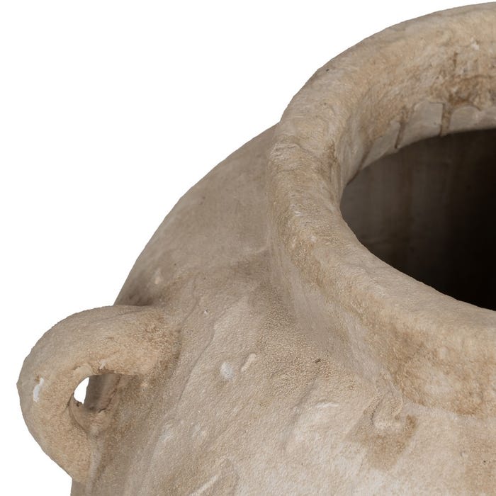 Jarrón Beige Cerámica Decoración 48 X 44,50 X 58 Cm