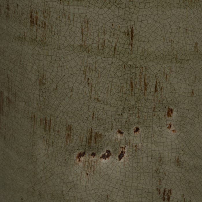 Jarrón Verde Cerámica Decoración 19,50 X 19,50 X 26,50 Cm