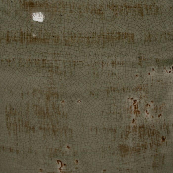 Jarrón Verde Cerámica Decoración 26,50 X 26,50 X 41 Cm