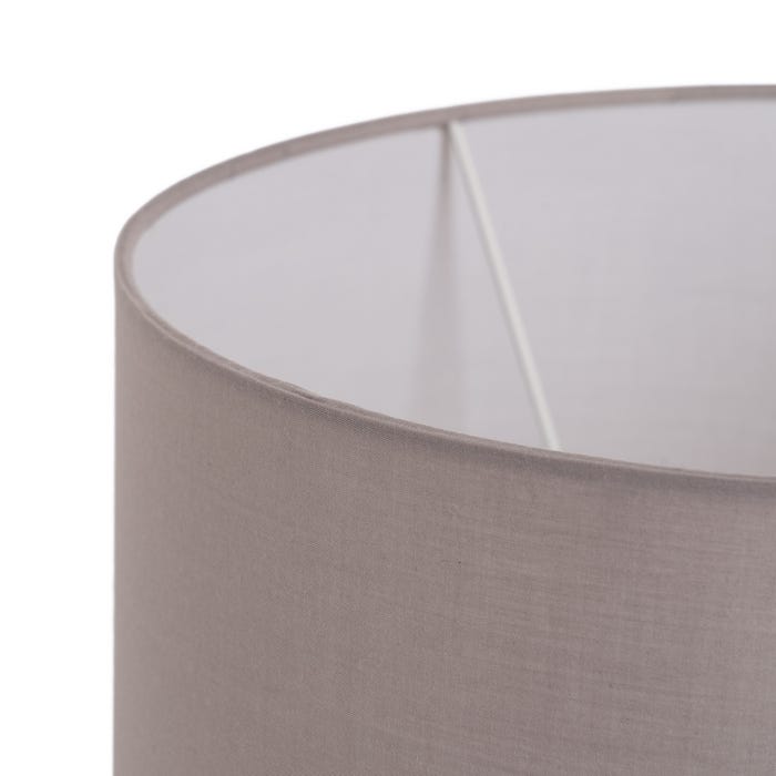 Lámpara Mesa Blanco-Gris Porcelana 23 X 23 X 44 Cm