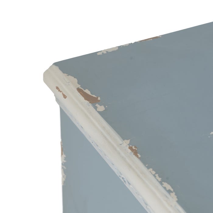 Blue-Gray Wooden Dresser 92 X 46 X 81 Cm