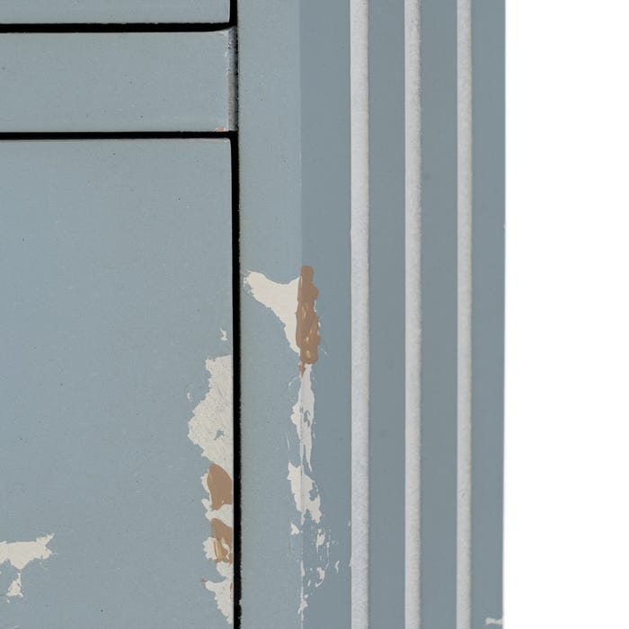 Blue-Gray Wooden Dresser 92 X 46 X 81 Cm