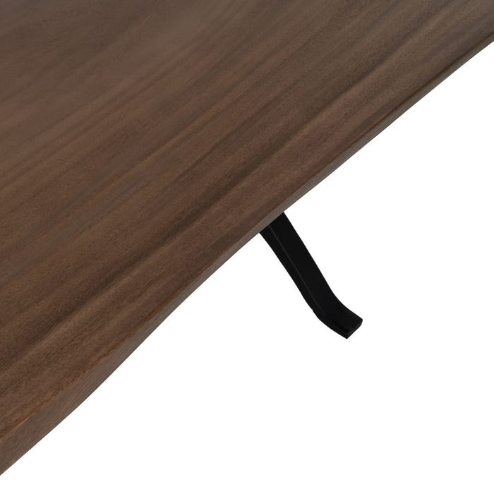 Mesa de Jantar Madeira-Metal Sala de Estar 300 X 98 X 77 Cm
