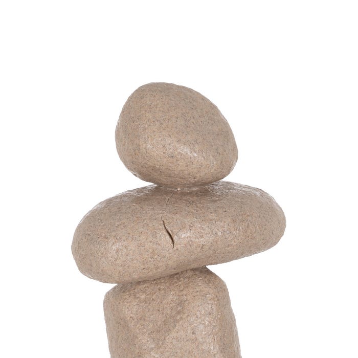 Figura Piedras Poliresina Decoración 22 X 16,50 X 60 Cm
