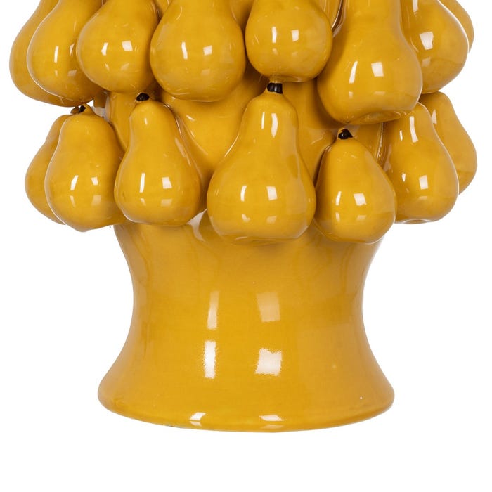 Jarrón Peras Amarillo Cerámica 23,50 X 23,50 X 40 Cm