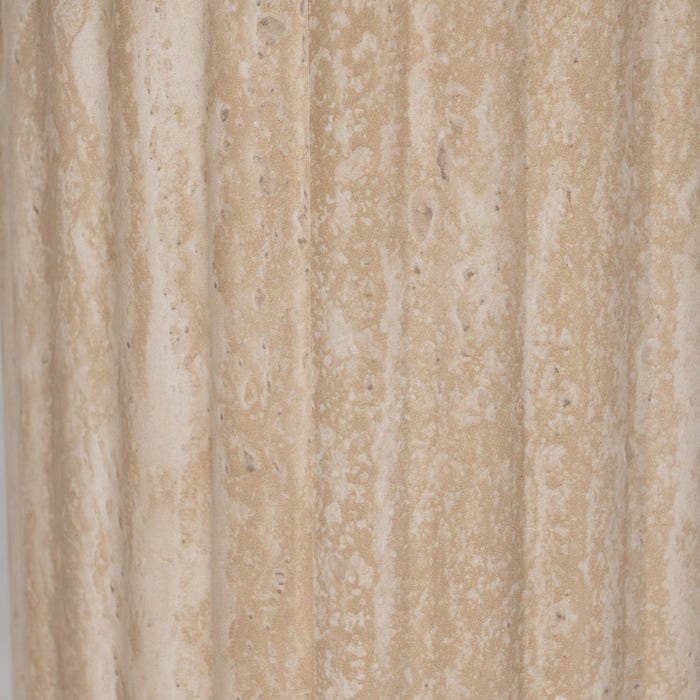 Mesa Centro Beige Piedra Mdf Decoración 120 X 60 X 46 Cm