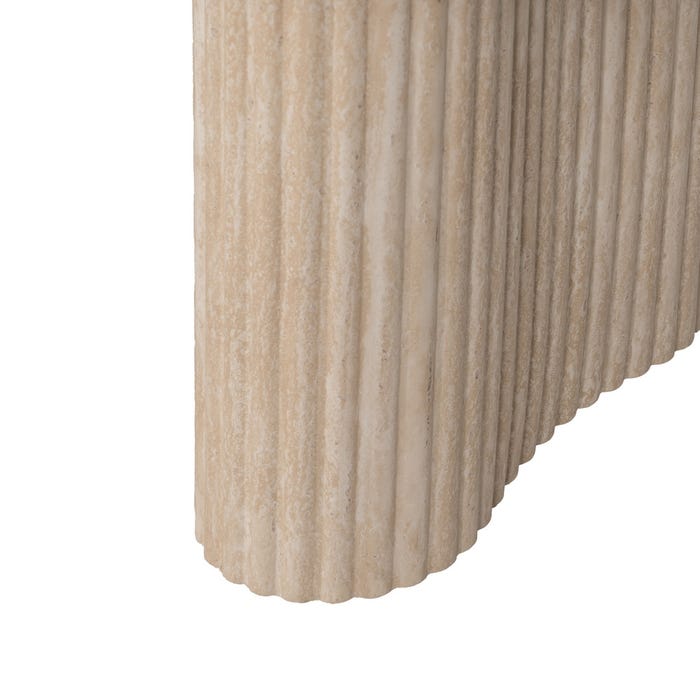 Beige Stone MDF Decoration Coffee Table 120 x 60 x 46 cm