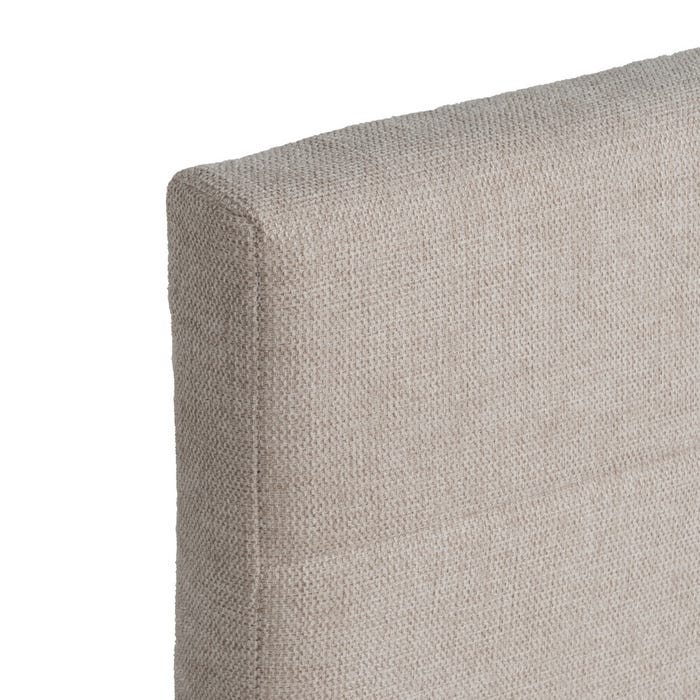 Cabecero Beige Tejido Dormitorio 160 X 8 X 100 Cm