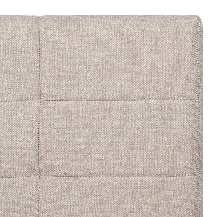 Cabecero Beige Tejido Dormitorio 160 X 8 X 100 Cm