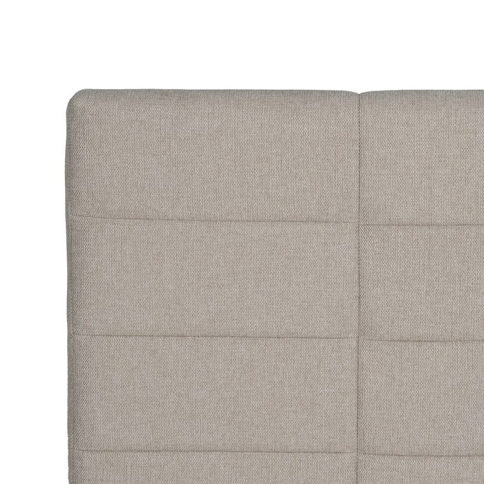 Cabecero Beige Tejido Dormitorio 190 X 8 X 100 Cm