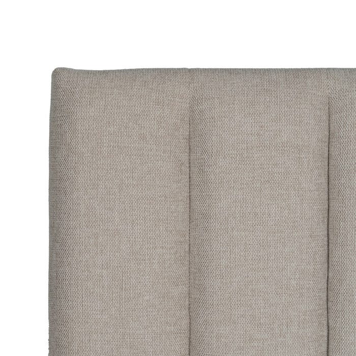 Cabecero Beige Tejido Dormitorio 190 X 8 X 100 Cm