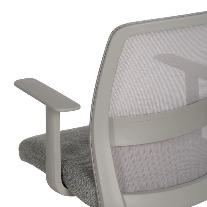 Grey Fabric Office Wheelchair 62 x 56 x 85.50 cm
