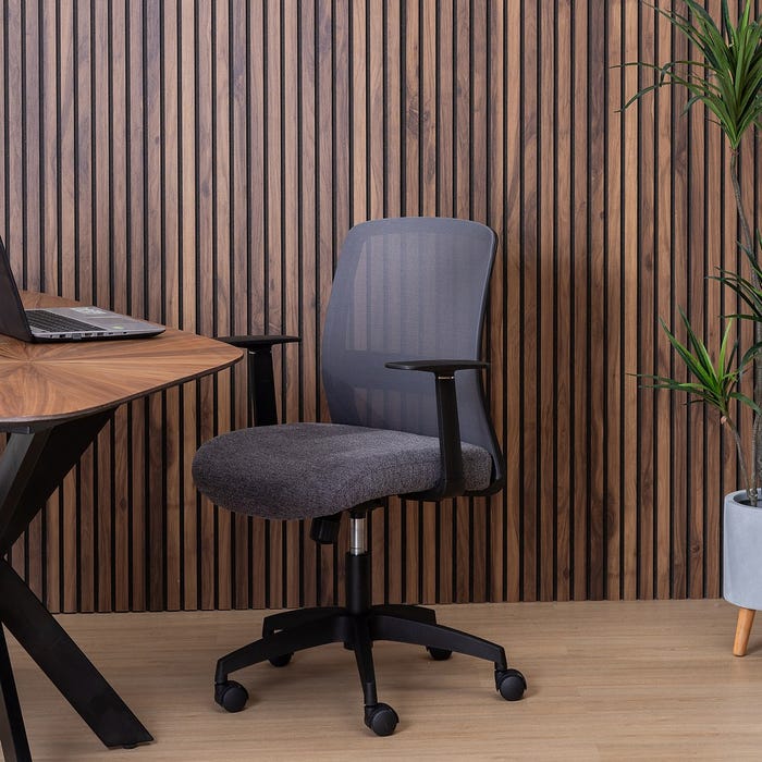 Black Fabric Office Wheelchair 62 x 56 x 85.50 cm