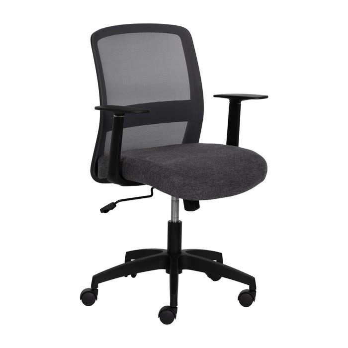 Silla Ruedas Negro Tejido Oficina 62 X 56 X 85,50 Cm