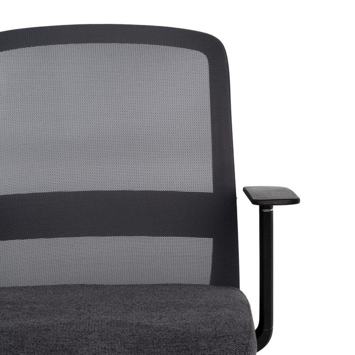 Black Fabric Office Wheelchair 62 x 56 x 85.50 cm