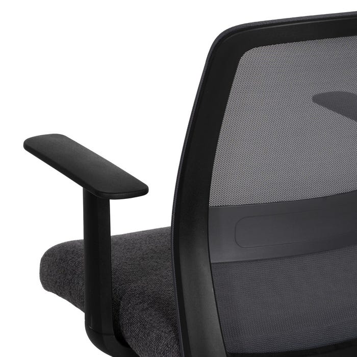 Black Fabric Office Wheelchair 62 x 56 x 85.50 cm